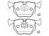 Bremsbelagsatz, Scheibenbremse Brake Pad Set:34 21 6 761 250