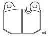 Bremsbelagsatz, Scheibenbremse Brake Pad Set:34 11 1 159 249