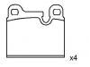 刹车片 Brake Pad Set:34 21 1 159 269