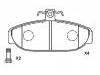 Bremsbelagsatz, Scheibenbremse Brake Pad Set:270 195