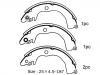 Brake Shoe Set:NR4034