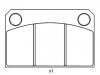 Pastillas de freno Brake Pad Set:120300