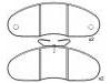 тормозная кладка Brake Pad Set:77 01 203 895