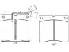 Bremsbelagsatz, Scheibenbremse Brake Pad Set:151223