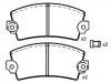 Plaquettes de frein Brake Pad Set:4 320 271