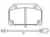 Bremsbelagsatz, Scheibenbremse Brake Pad Set:176 991 00