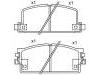 Pastillas de freno Brake Pad Set:43 17 973