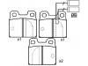 Brake Pad Set:0060 704 084