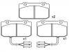 тормозная кладка Brake Pad Set:0060 750 760