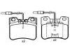 Plaquettes de frein Brake Pad Set:95 619 549