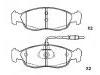 тормозная кладка Brake Pad Set:4251.03