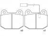 刹车片 Brake Pad Set:0060 760 088