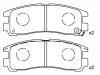 Bremsbelagsatz, Scheibenbremse Brake Pad Set:MB 857 336