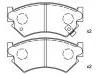 Bremsbelagsatz, Scheibenbremse Brake Pad Set:72519-3040