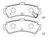 тормозная кладка Brake Pad Set:44060-0M890