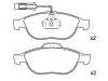 Pastillas de freno Brake Pad Set:0060 717 131 44