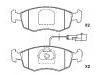 Plaquettes de frein Brake Pad Set:9 947 954