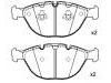 Brake Pad Set:34 11 6 756 350