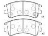 Brake Pad Set:G2YS-33-23Z