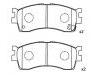 тормозная кладка Brake Pad Set:0K2N1-33-28Z