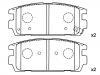 тормозная кладка Brake Pad Set:58302-H1A00