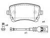 Pastillas de freno Brake Pad Set:7H0 698 451