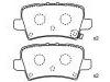 Pastillas de freno Brake Pad Set:43022-SMG-E01