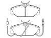 Bremsbelagsatz, Scheibenbremse Brake Pad Set:77 01 202 289