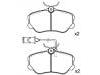 Brake Pad Set:0060 760 121