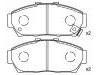 Plaquettes de frein Brake Pad Set:45022-ST7-000